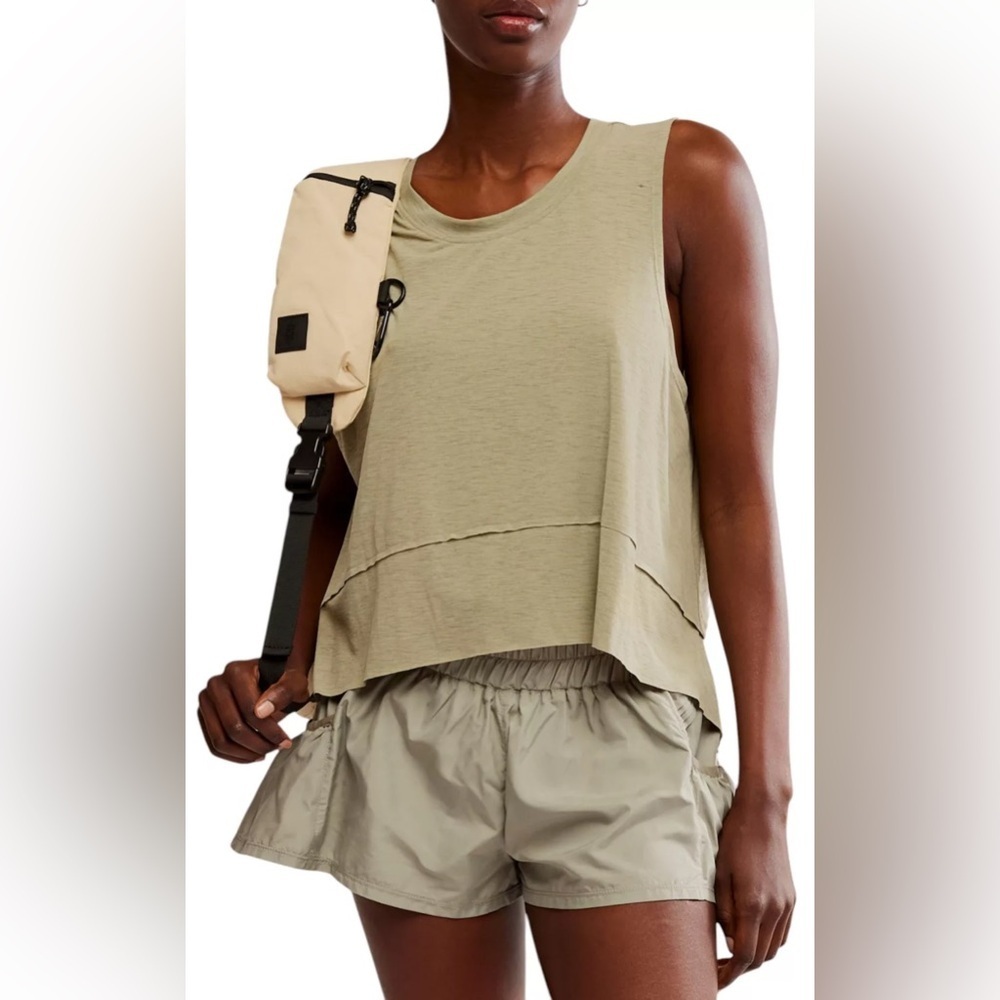NWT FP Movement Tempo Oversized Sage Green Tank - Picture 5 of 7